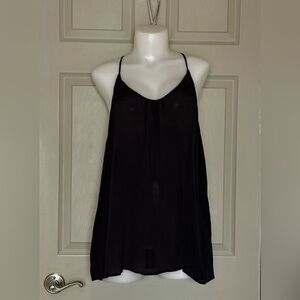 LUCKY BRAND Black Spaghetti Strap Lined Tank Top BNWT - Size Small